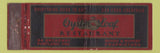 Matchbook Cover - Oyster Loaf Restaurant Portland OR WEAR