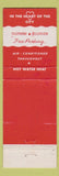 Matchbook Cover - City Center Motor Hotel Portland OR
