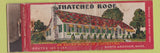 Matchbook Cover - Thatched Roof North Andover MA WORN