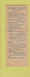 Matchbook Cover - Hot Shoppes Drive In Washington DC MD PA VA UT