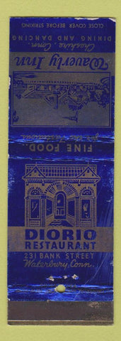 Matchbook Cover - Waverly Inn Sheshire CT WEAR Diorio Restaurant
