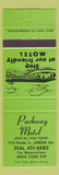 Matchbook Cover - Parkway Motel London ON green