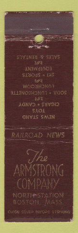 Matchbook Cover - Armstrong Company Boston MA