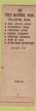 Matchbook Cover - 1st National Bank Fullerton NE WEAR