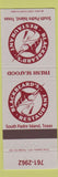 Matchbook Cover - Blackbeard's Restaurant South Padre Island TX