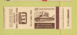 Matchbook Cover - 1st National Bank Bethany OK