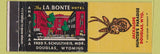Matchbook Cover - La Bonte Hotel Douglas WY Jackalope Hunter's Paradise