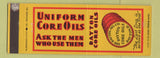 Matchbook Cover - Dayton Core Oils Dayton OH
