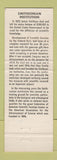 Matchbook Cover - Giant Food Grocery Smithsonian Building Washington DC