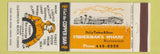 Matchbook Cover - Fisherman's Wharf Restaurant Clearwater Beach FL