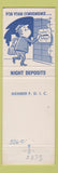 Matchbook Cover - Cleveland State Bank Cleveland WI