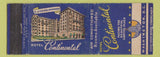 Matchbook Cover - Hotel Continental Washington DC WEAR