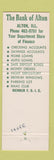 Matchbook Cover - Bank of Alton IL