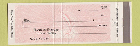 Matchbook Cover - Bank of Stuart FL