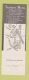 Matchbook Cover - Tremont Motor Court West Haven CT