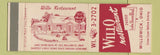 Matchbook Cover - Willow Restaurant Willowick OH