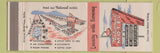 Matchbook Cover - National Motel  Houston TX CHAIN