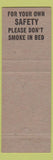 Matchbook Cover - Fowler Hotel Lafayette IN