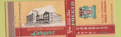 Matchbook Cover - Hotel Congress Pueblo Colorado WEAR