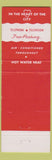 Matchbook Cover - City Center Motor Hotel Portland OR