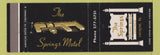 Matchbook Cover - The Spring Motel Lexington KY