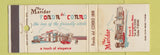 Matchbook Cover - Maridor Restaurant Framingham MA WEAR
