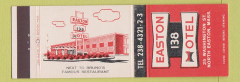 Matchbook Cover - Easton Motel North Easton PA