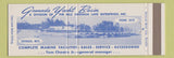 Matchbook Cover - Grenada Yacht Basin Grenada MS