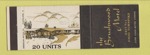Matchbook Cover - Brushwood Motel  West Richfield OH