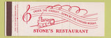 Matchbook Cover - Steon's Restaurant Marshalltown IA