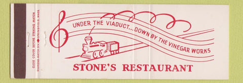 Matchbook Cover - Steon's Restaurant Marshalltown IA