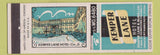 Matchbook Cover - Kemper Lane Hotel Cincinnati OH