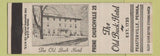 Matchbook Cover - Old Buck Hotel Feasterville PA low phone #
