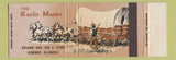 Matchbook Cover - Rustic Manor Gurnee IL covered wagon WEAR