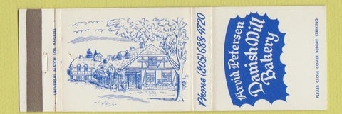 Matchbook Cover - Arvid Petersen Danish Mill Bakery Solvang CA