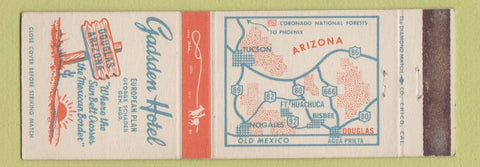 Matchbook Cover - Gadsden Hotel Douglas AZ WEAR