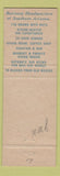Matchbook Cover - Gadsden Hotel Douglas AZ WEAR