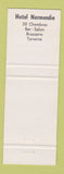 Matchbook Cover - Brasserie LaBarouche Drummondville QC