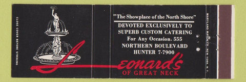 Matchbook Cover - Leonard's Great Neck