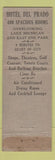 Matchbook Cover - Hotel Del Prado Chicago IL WORN