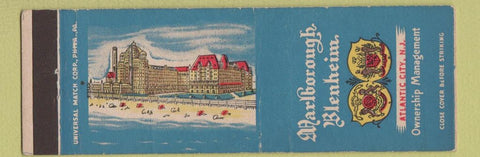 Matchbook Cover - Marlborough Blenheim Atlantic City NJ