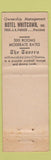 Matchbook Cover - Hotel Whitcomb San Francisco CA feature