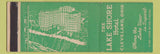 Matchbook Cover - Lake Shore Hotel Cleveland OH