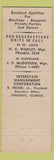 Matchbook Cover - Hotel Westlake Cleveland OH Fairgrounds ST Louis MO