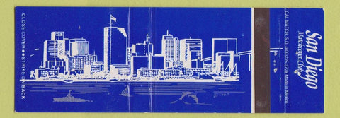 Matchbook Cover - San Diego Match Club CA
