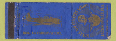Matchbook Cover - Naval Air Gunners School Jacksonville FL Disney WEAR