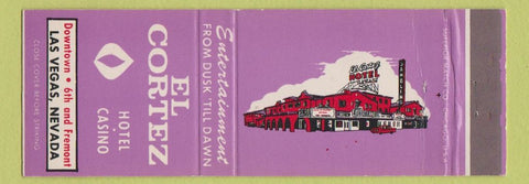 Matchbook Cover - El Cortez Hotel Casino Las Vegas NV