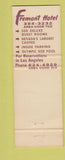 Matchbook Cover - Hotel Fremont Las Vegas NV