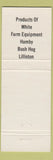 Matchbook Cover - Elms Equipment Lubbock TX