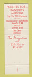 Matchbook Cover - Chiam Restaurant Chinese Chicago IL